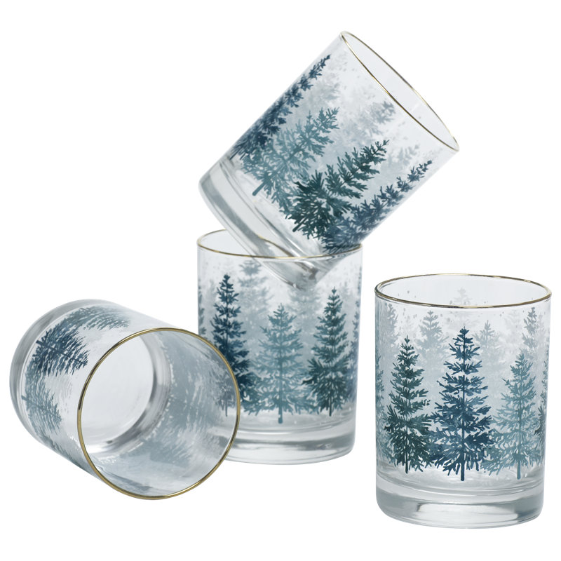  Pin d'hiver 22 carats Culver Blue Verre à whisky