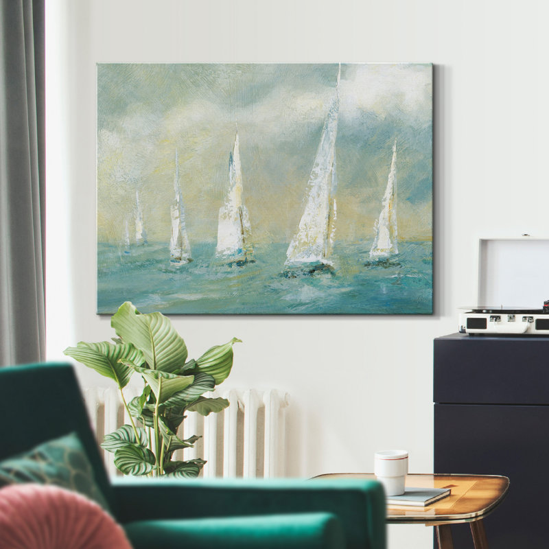 «Ocean Breeze» par J Paul, reproduction d'art sur toile tendue, H 36 po x l 48 po x P 1,5 po