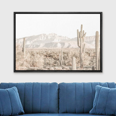 Cactus délavé rétro photographie de paysage naturel rustique