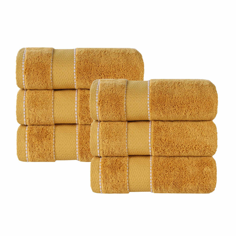 Treiber Egyptian Giza Cotton Hand Towel, Gold