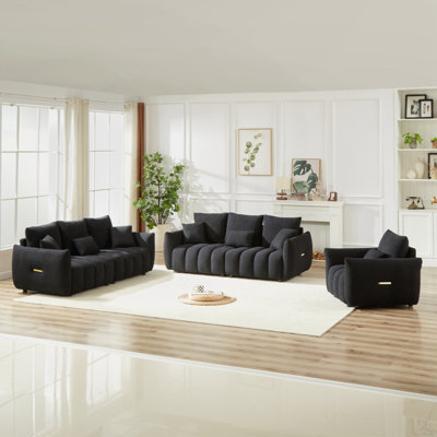 Karenda 3 - Piece Living Room Set by Ebern Designs