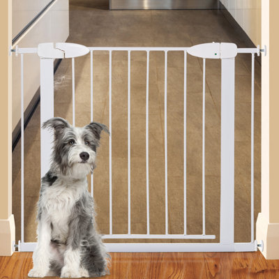 Auto Close Metal Baby Gate w/ EZY-Check Indicator