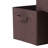 Latitude Fabric 4-Pc Foldable Basket Set in Chocolate Finish, 8.78'' H X 10.9'' W X 10.01'' D-50762833-50762835