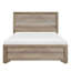 Lit simple d'apparence naturelle avec finition naturelle-965508771