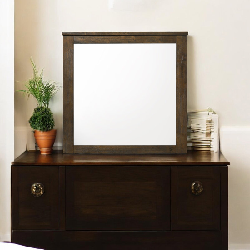 Miroir à finition chêne Merrilee (miroir inclus seulement)