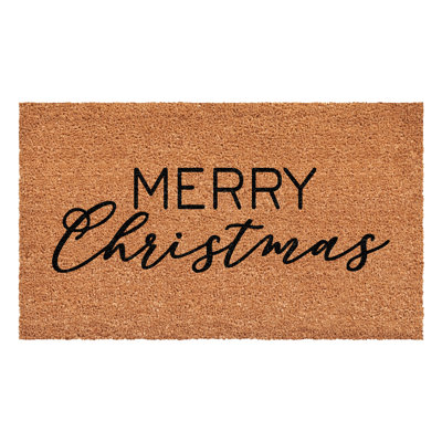 Modern Merry Christmas Doormat