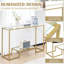 Aaloni 47.6cm Glass Top Console Table