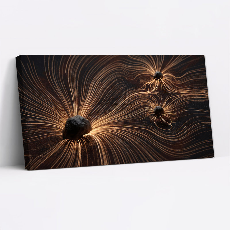 Art sur toile, aimant bronze, L 46 po x H 24 po