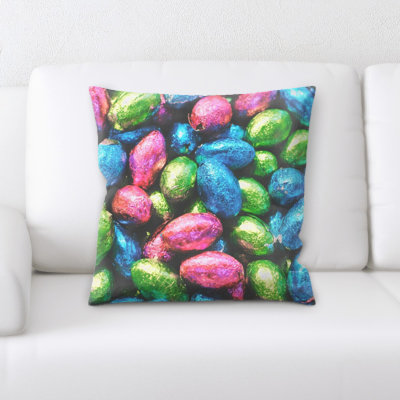 Microsuede Reversible Throw Pillow