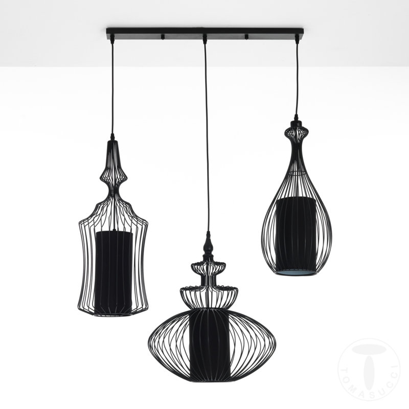 3 - Light Black Pendant