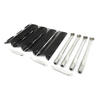 Permasteel 15 in. W x 4 in. D Steel Replacement Grill Burner