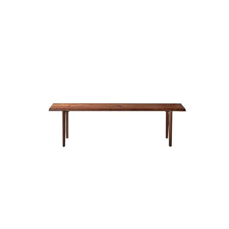 Banc en bois massif de haute qualité de qualité FAS, H 17,71 po x l 70,86 po x P 12,59 po