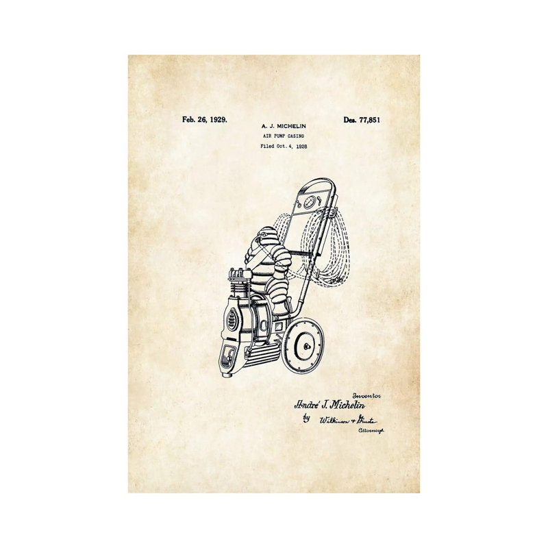 «Michel Man» par brev77 - Reproduction d'art sur toile tendue, H 18 po x l 12 po x 1,5 po