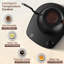 Bouilloire électrique à col de cygne, contrôle intelligent de la température, intérieur en acier inoxydable, chauffage rapide, pour verser sur le café, infuser le thé, faire bouillir l'eau chaude, 1000 W, 0,9 L, noir