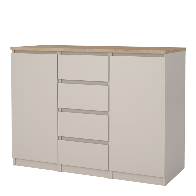 Bertraut 120.8cm Sideboard, Brown;Beige