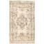 One-of-a-Kind 5'3" X 9'3" 1980s Wool Area Rug in Light Gray