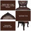 Chaise d'appoint Versailles (ensemble de 2)