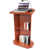 Wooden podium-Red