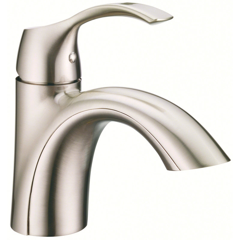 Antioch Single Hole Bathroom Faucet with Drain Assembly, Brushed Nickel