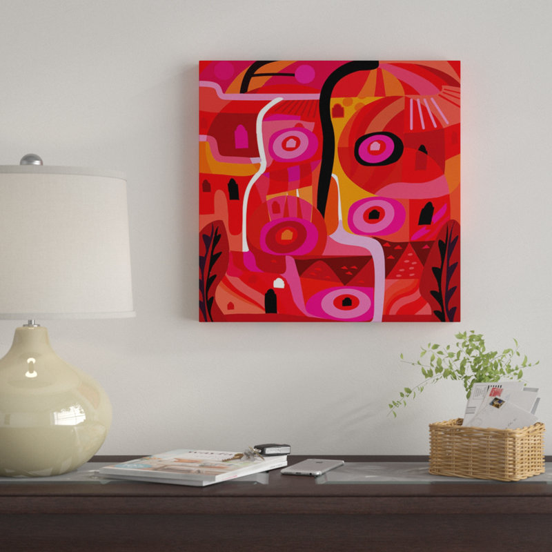 « zacatecas plaza » par charles harker, impression sur toile, H 18 po x l 18 po x P 1,5 po, Toile tendue, Pas de tapis