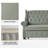 Atravion 73.5" W Vegan Leather Sofa Bed with Button-tufted Back-96122435