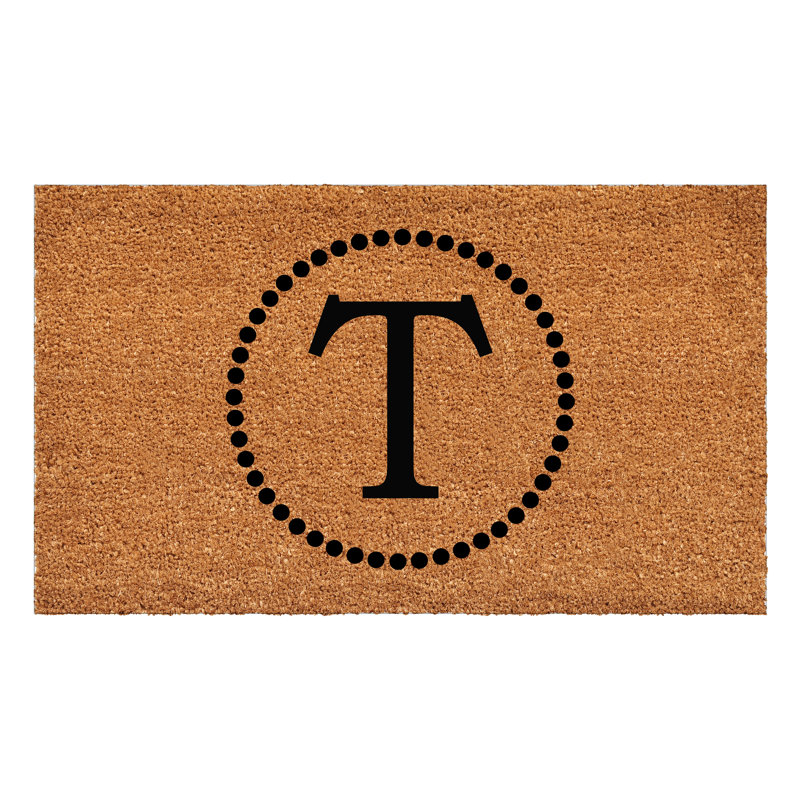 Honaye Non-Slip Doormat, T, 30" W x 48" L