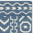 Rodgers Hand Woven Flat Weave Wool/Cotton Geometric Rug in Dark Blue/Ivory-397829896