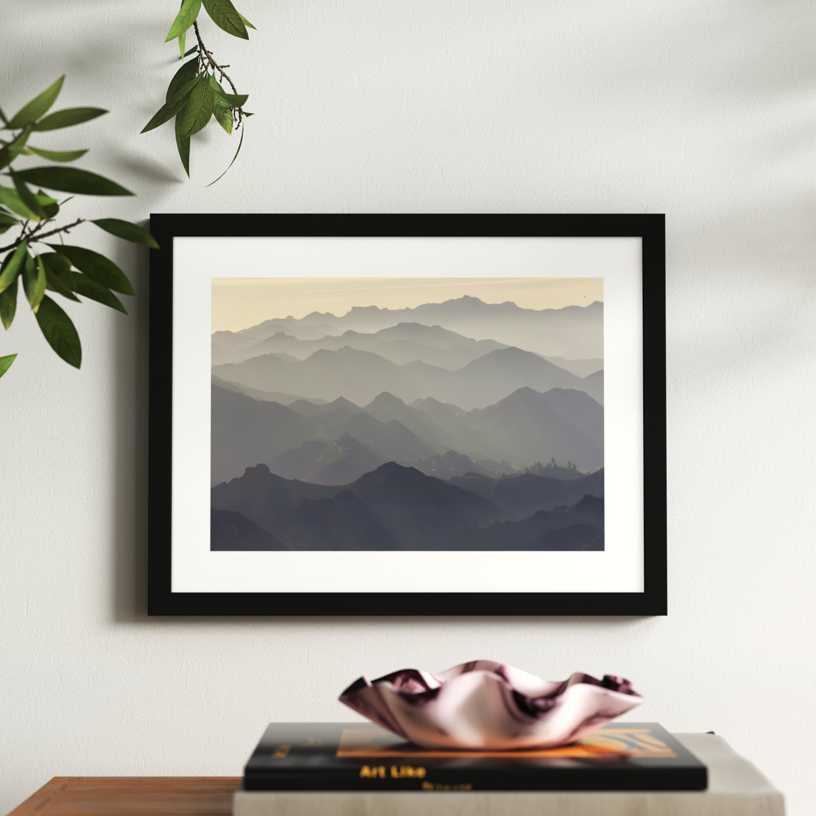 Santa Monica Mountains by Rob Sheppard Danita Delimont, 14" H x 18" W, Black