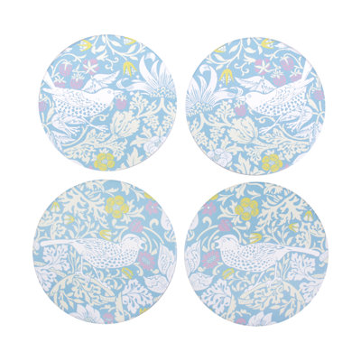 Ceramic Round 4 Piece Coaster Set
