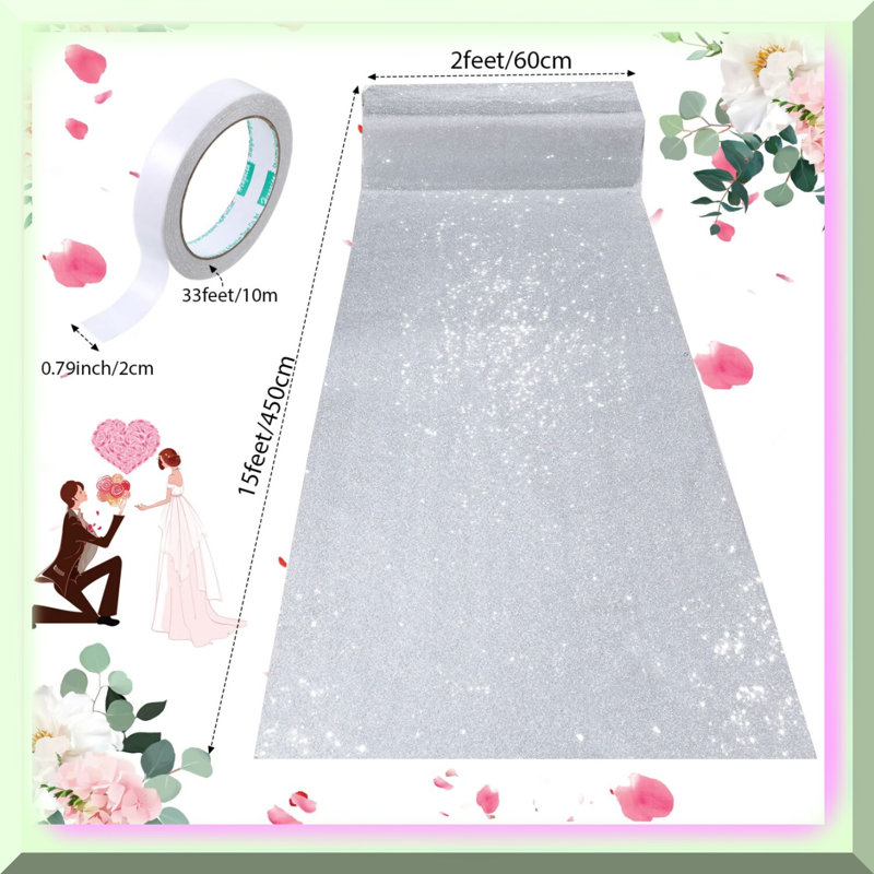Blue Glitter 3rd Birthday Centerpiece Sticks 12-Pack