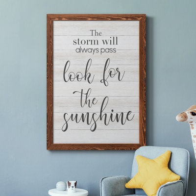 " Look For The Sunshine "