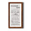 "Bathroom Rules" - Art textuel sur toile-451820826