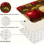 2 Pcs Autumn Apple Print Kitchen Mats Kitchen Dining Area