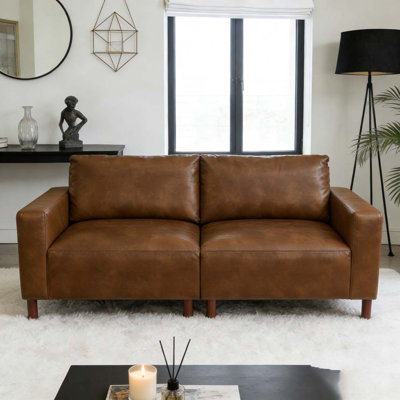 Grand canapé 78,5 po en similicuir PU