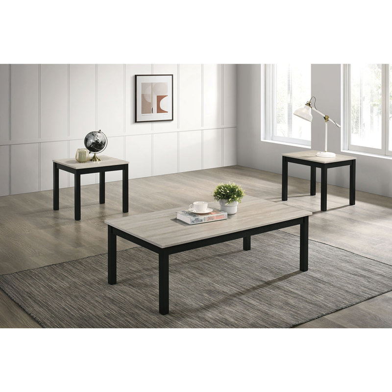 Ensemble de table 3 pièces, Gris clair