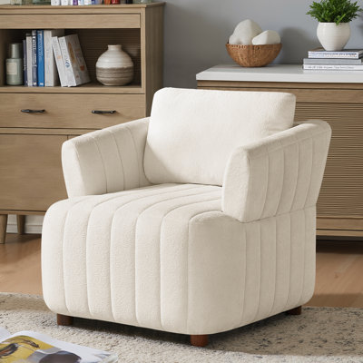 33.66’’ Upholstered Tufted Accent Chair