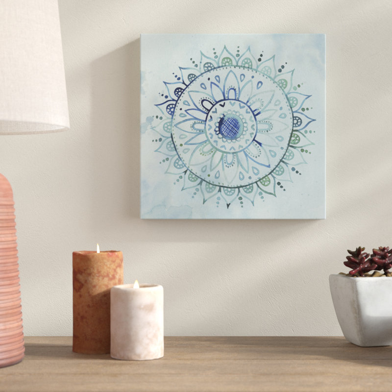 Mandala I by Grace Popp - Wrapped Canvas Painting, 30cm H x 30cm W  
