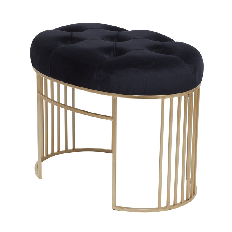 Banc en fer Berlin, Noir