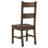 Caly 7Pc Rectangular Dining Table Set, 6 Ladderback Side Chairs, Rustic Golden Brown