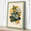 White Lotus Bloom Botanical - Wrapped Canvas-1708590108-1708590110