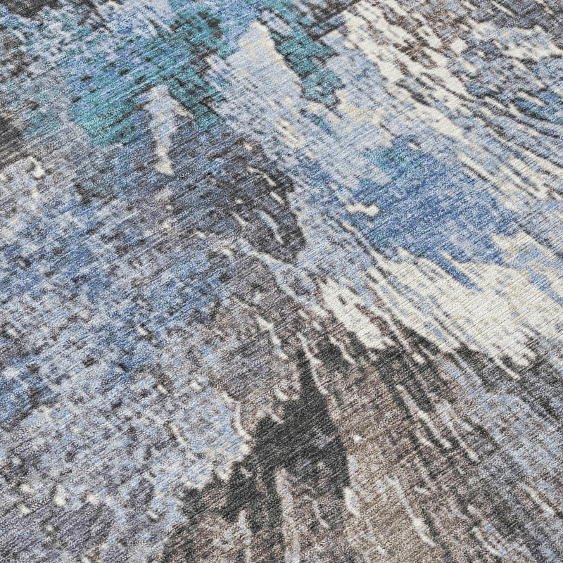 Machine Washable Indoor/Outdoor Pablo ACN2283 Abstract Rug, Rectangle 8' x 10'