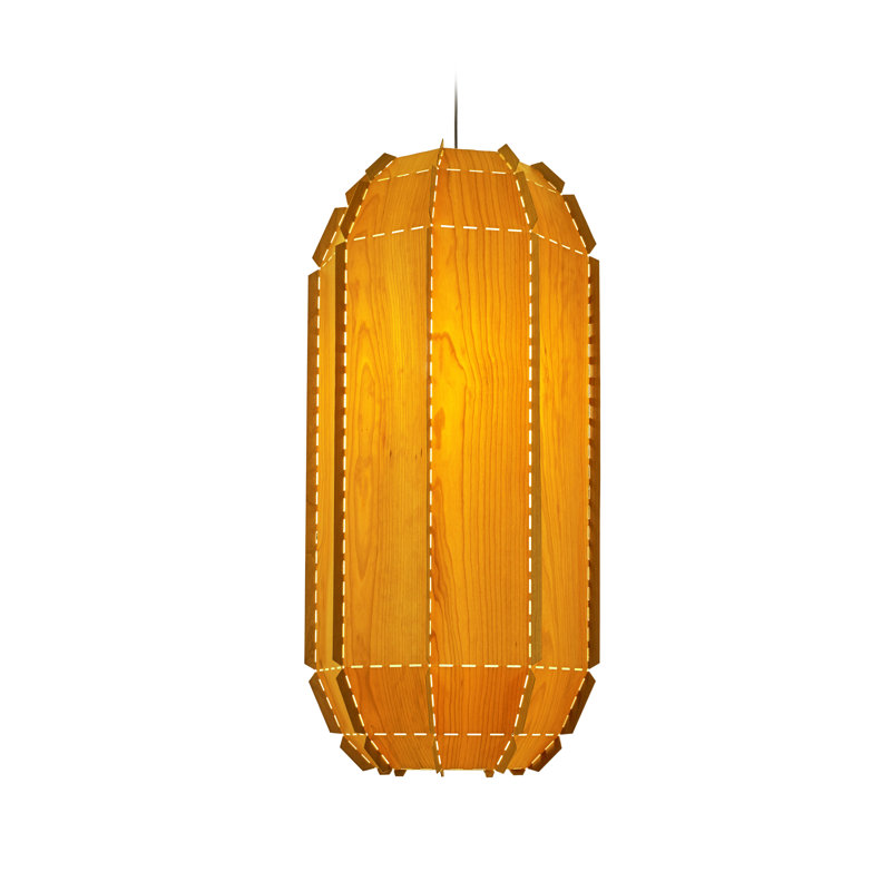 Stitches 1 - Light Pendant, E26/Medium (Standard), Yellow
