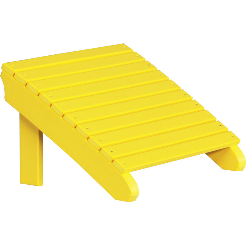 Repose-pieds adirondack en plastique deluxe Bowmans, Jaune