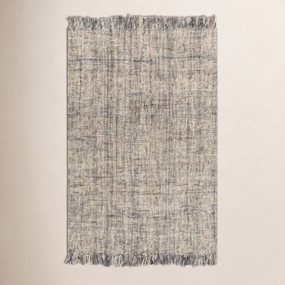 Bedivere Gray Beige Hand-Woven Jute Rug
