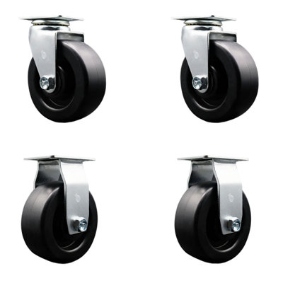 4 Piece Polyolefin Caster Set