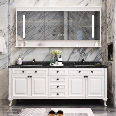 American-style light luxury villa bathroom Vanity