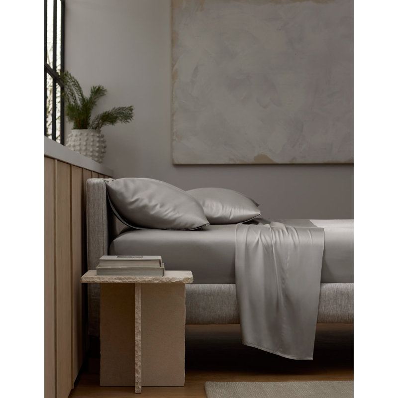 Bamboo Sheet Set, Twin/Twin XL Sheet Set, Light Gray