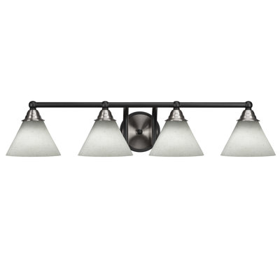 Barre d'éclairage de salle de bain 4 lumières Michell