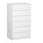 Commode moderne à 6 tiroirs, meuble de rangement haut pour chambre, salon, entrée, couloir-382822168