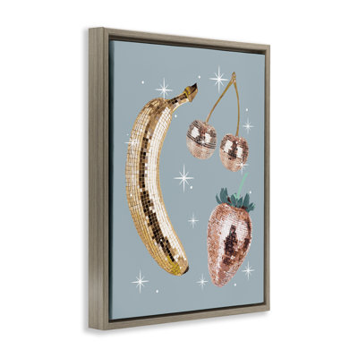 Luminous Glam Fruits Floating Frame, design by Lil' Rue